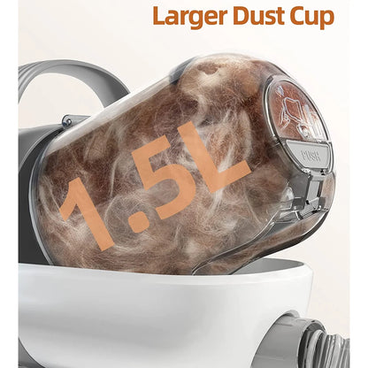 Ultimate 7-in-1 Dog Grooming Kit: Low Noise Vacuum with Professional Tools for Effortless Pet Care and Home Cleaning